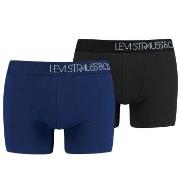 Levis 2P Base Boomer Piquee Boxer Blå bomull X-Large Herre