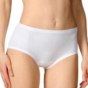 Calida Truser Midislip Brief Hvit bomull 40 Dame