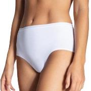 Calida Truser Natural Comfort Brief Highwaist Hvit bomull Small Dame