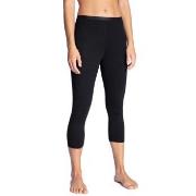 Calida Natural Comfort Capri Leggings Svart bomull Small Dame