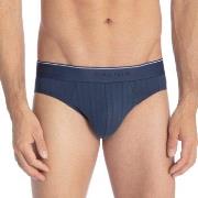 Calida Pure and Style Mini Brief Indigoblå bomull Small Herre