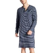 Calida Relax Streamline Nightshirt Blå bomull X-Large Herre