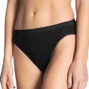 Calida Truser Slip/Hosen Minislip Black Svart bomull Medium Dame