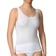 Calida Slip/Hosen Top White Hvit bomull Large Dame