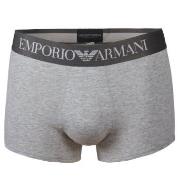 Armani Cotton Stretch Trunk Grå bomull X-Large Herre