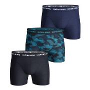 Björn Borg 3P Essential Shadeline Shorts Marine/Blå bomull Medium Herr...