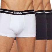 BOSS 3P Organic Cotton Trunk Hvit/Svart bomull Medium Herre