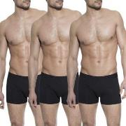 Bread and Boxers Boxer Briefs 3P Svart økologisk bomull Small Herre