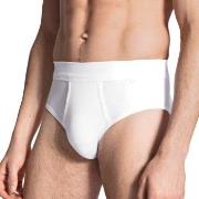 Calida Cotton 1 Herr Midi Gylf 23112 Hvit bomull Medium Herre