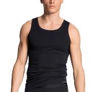 Calida Cotton Code Athletic Shirt Svart bomull XX-Large Herre