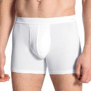 Calida Cotton Code Boxer Brief With Fly Hvit bomull Medium Herre
