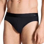 Calida Cotton Code Brief Svart bomull Large Herre