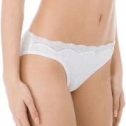 Calida Truser Etude Toujours Low Cut Brief Hvit bomull Small Dame