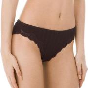 Calida Truser Etude Toujours Regular Cut Brief Svart bomull Large Dame