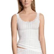 Calida Etude Toujours Tank Top Hvit bomull Large Dame