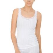 Calida Etude Toujours Tank Top Hvit bomull X-Small Dame