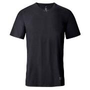 Frigo Cotton T-Shirt V-Neck Svart bomull X-Large Herre