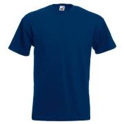 Fruit of the Loom Valueweight Crew Neck T Marine bomull Medium Herre