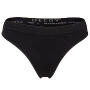 Decoy Truser String Svart polyamid Medium Dame