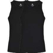 Dovre 2P Bamboo Singlet Svart X-Large Herre