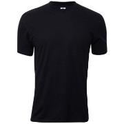 Dovre Singel Jersey T-Shirt Svart bomull Large Herre