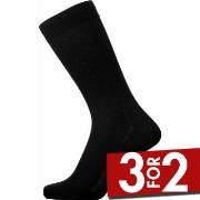 Egtved Strømper Bamboo Socks Svart Str 40/45 Herre