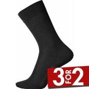 Egtved Strømper Cotton Socks Svart Str 45/48