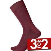 Egtved Strømper Wool Twin Sock Rød Str 45/48