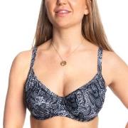 Missya Bell Bikini Wire Bra Print Svart mønstret E 70 Dame