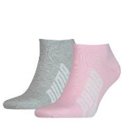 Puma Strømper 2P Lifestyle Sneaker Sock Rosa Str 39/42