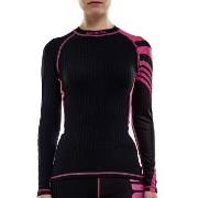 Salming Baselayer LS Tee Women Svart/Rosa polyester Large Dame