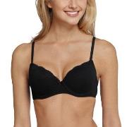 Schiesser BH Pure Cotton Underwire Bra Svart bomull B 75 Dame