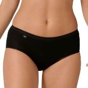 Sloggi Truser 3P Basic  Midi Svart bomull 50 Dame