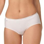 Sloggi Truser 3P Basic  Midi Hvit bomull 40 Dame