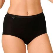 Sloggi Truser 4P Basic Plus Maxi Svart bomull 56 Dame