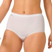 Sloggi Truser 4P Basic Plus Maxi Hvit bomull 50 Dame