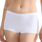 Sloggi Truser Basic Short Hvit bomull 48 Dame