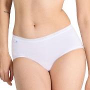 Sloggi Truser Dam Basic Midi Hvit bomull 36 Dame