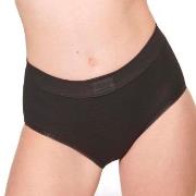 Sloggi Truser Double Comfort Maxi Svart bomull 42 Dame