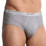 Sloggi For Men Basic Midi Grå bomull Small Herre