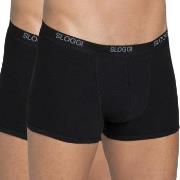 Sloggi 2P For Men Basic Short Svart bomull Large Herre