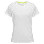 Stedman Active 140 Raglan For Women Hvit polyester Small Dame