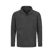 Stedman Active Fleece Half-Zip For Men Grå polyester X-Large Herre