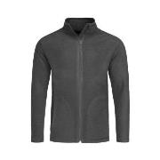 Stedman Active Fleece Jacket For Men Grå polyester Small Herre