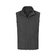 Stedman Active Fleece Vest For Men Grå polyester X-Large Herre