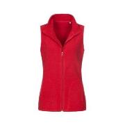 Stedman Active Fleece Vest For Women Rød polyester Large Dame