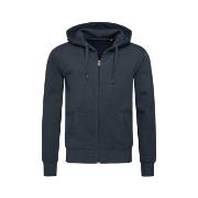 Stedman Active Hooded Sweatjacket For Men Mørkblå Medium Herre