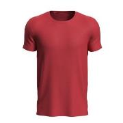 Stedman Active Sports-T For Men Rød polyester Small Herre