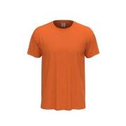 Stedman Classic Men T-shirt Oransje bomull Large Herre