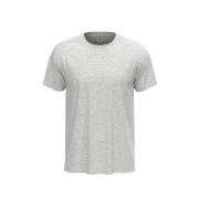 Stedman Classic Men T-shirt Lysgrå bomull Large Herre